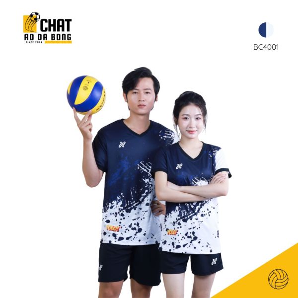 BC4001 Xanh Navy Trang