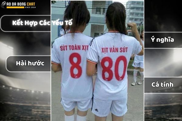 Ý Tưởng Đặt Tên Áo Đá Bóng Nữ