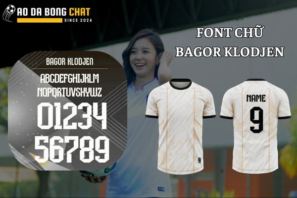 Phông Chữ In Áo Đá Bóng