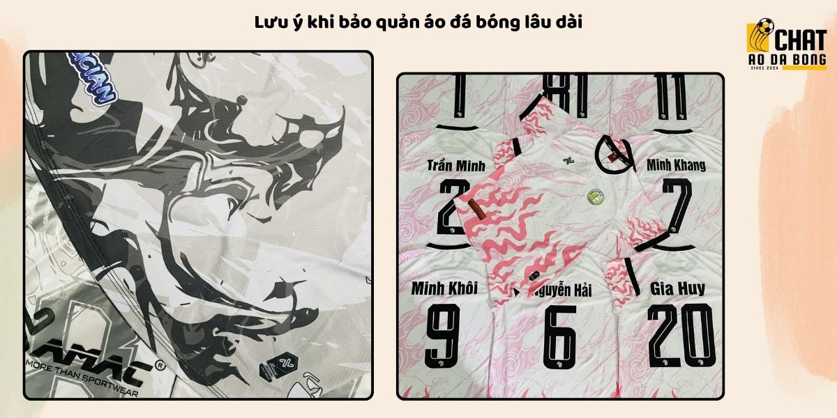 Những cách bảo quản áo đá bóng bền đẹp như mới 100% 5 Lưu ý khi bảo quản áo đá bóng lâu dài